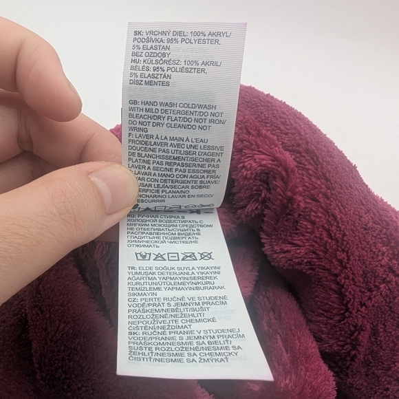 The North Face Little Faroe Beanie Hat 6-24M Toddler Baby Pink Winter Fall - Picture 9 of 13